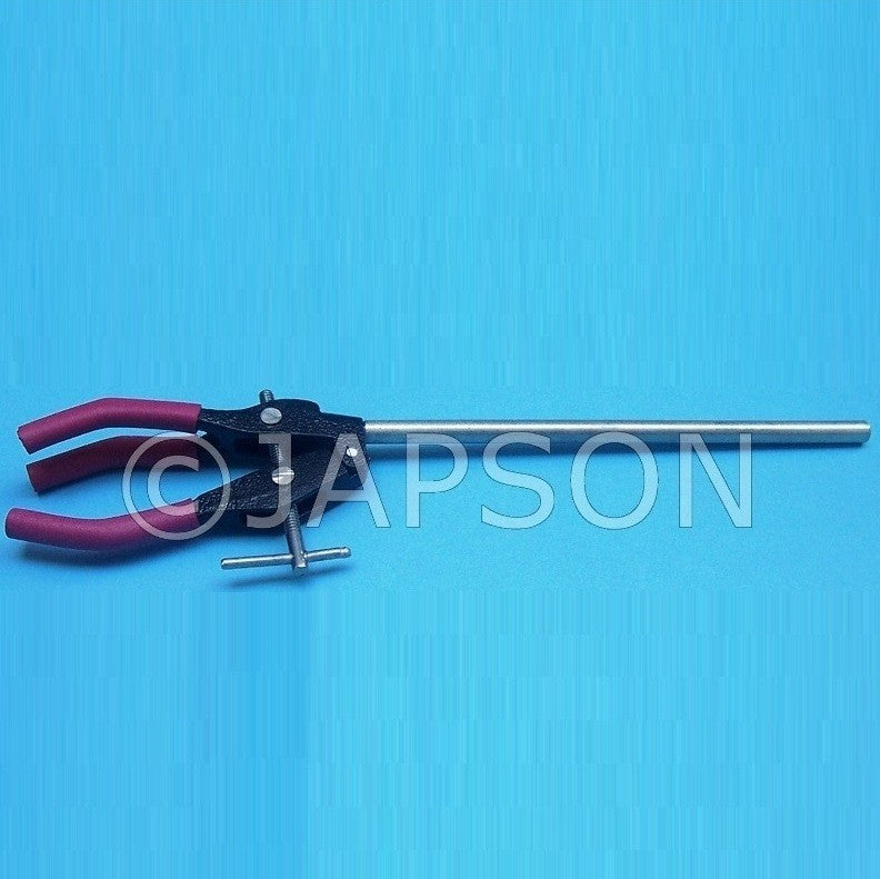Standard Clamp Retort, Three Pronged, Rubber Lined Standard Clamp Retort, Three Pronged, Rubber Lined